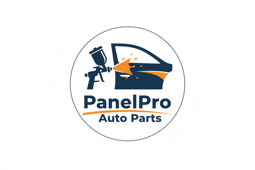 PanelPro Auto Parts Logo - Spray Gun Simple